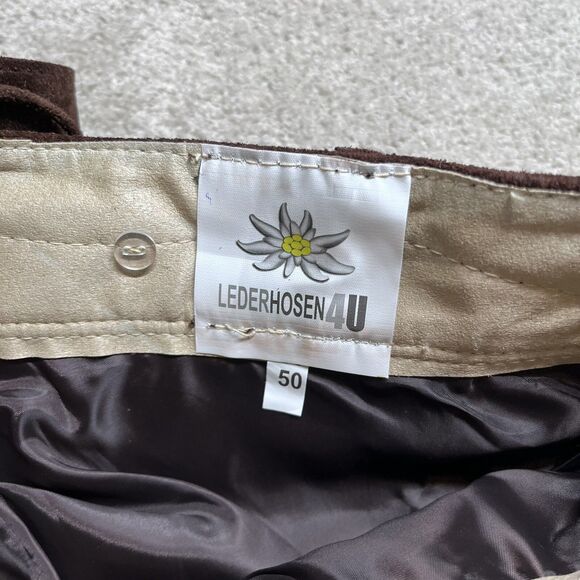 Brown Embroidered Men's Hybrid Shorts - Picture 10 of 16